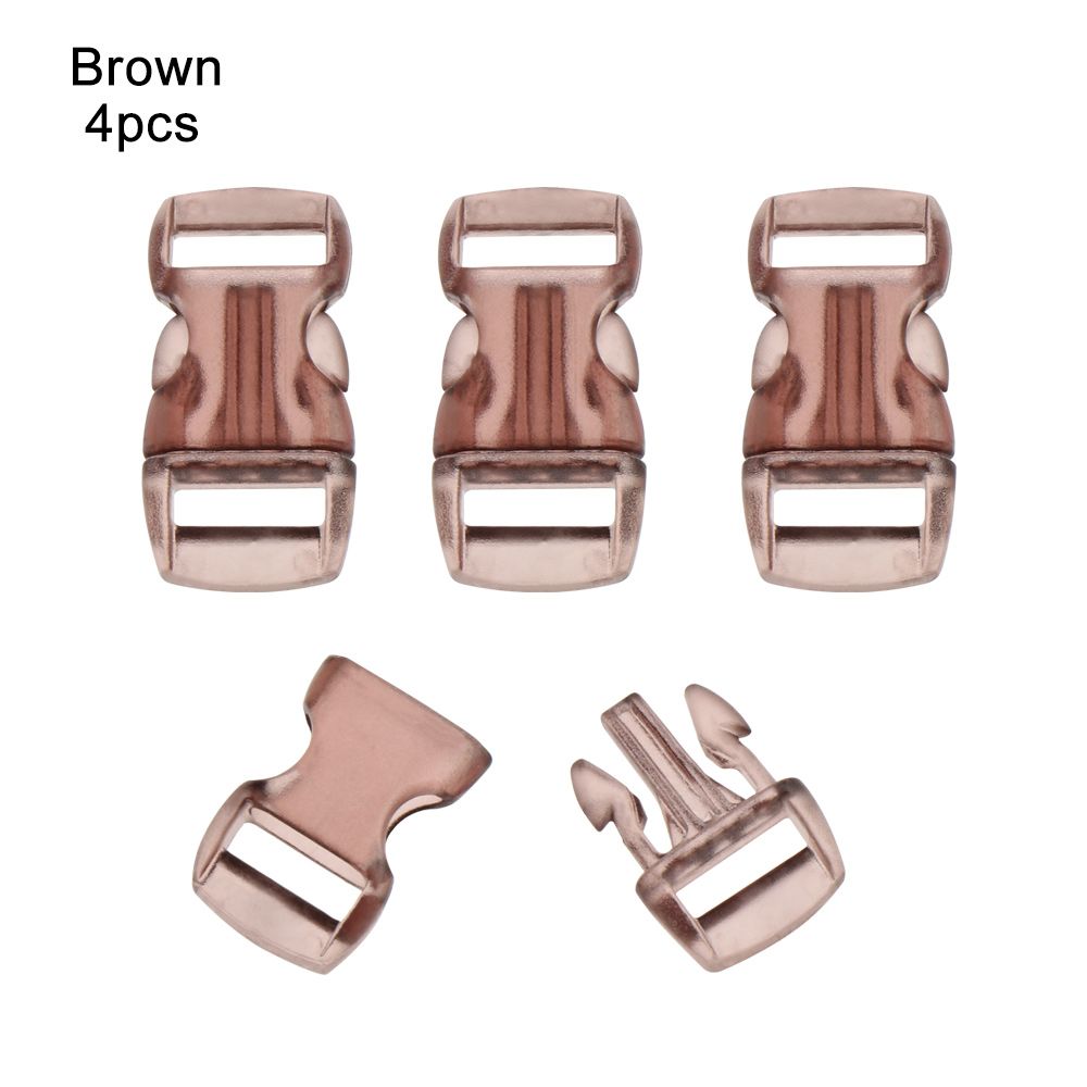quality 3/8" 10mm Curved Dog Collar Strap Webbing Outdoor Tool Camp Bag Parts Side Release Buckle