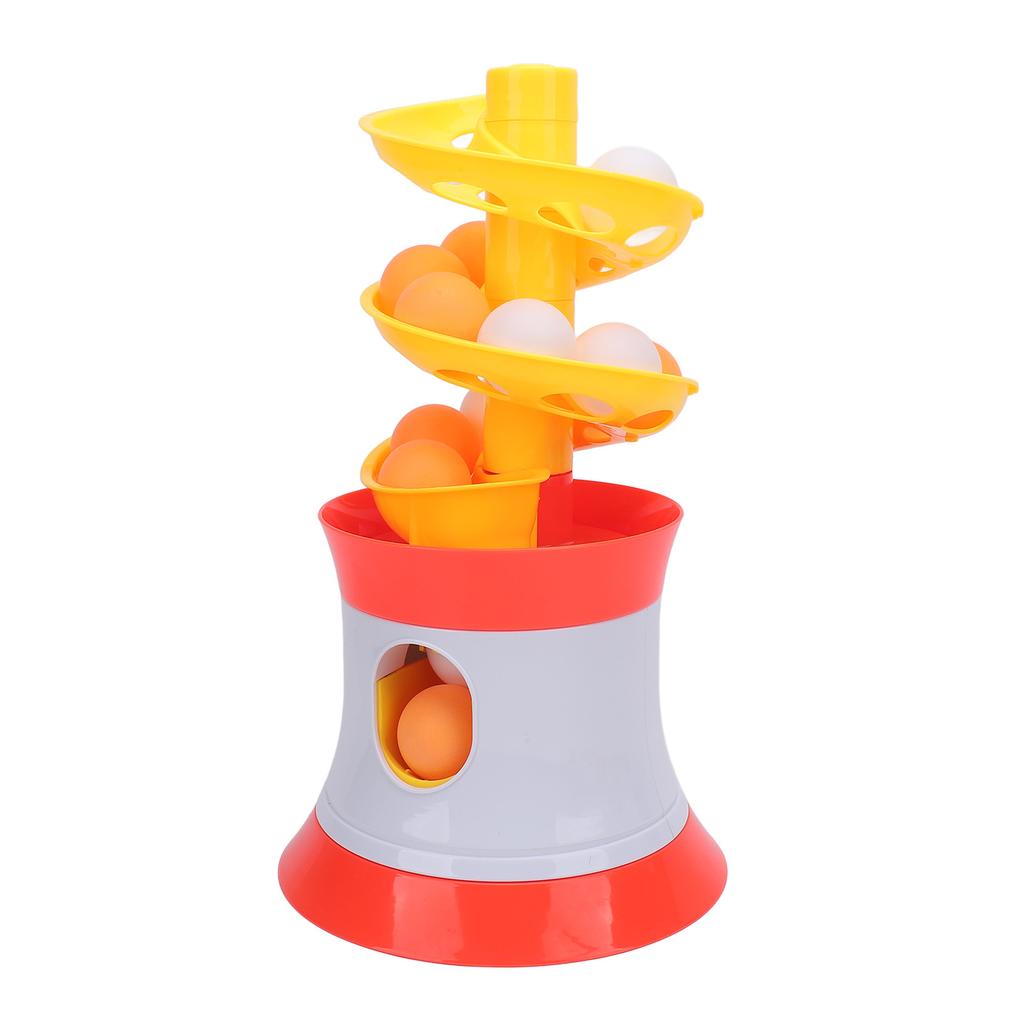 Table Tennis Launcher Portable Table Tennis Trainer Automatic Launcher Robot with Remote Control and 16 Balls