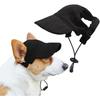 Modische Baseballkappe für große Hunde Strapazierfähiger Cord Verstellbarer Haustier-Sonnenhut für kleine, mittlere und große Hunde Golden Retriever Corgi Zubehör