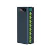 8-Slot DIY 18650 Battery Power Bank Case Digital Display 5V 21A Fast Charger Box for Travel Business Trip Use