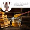 5Pcs Honey Stir Sticks Easy To Extract Honey from Jars Long Handle Design Smooth Surface No Burrs Gift Choice