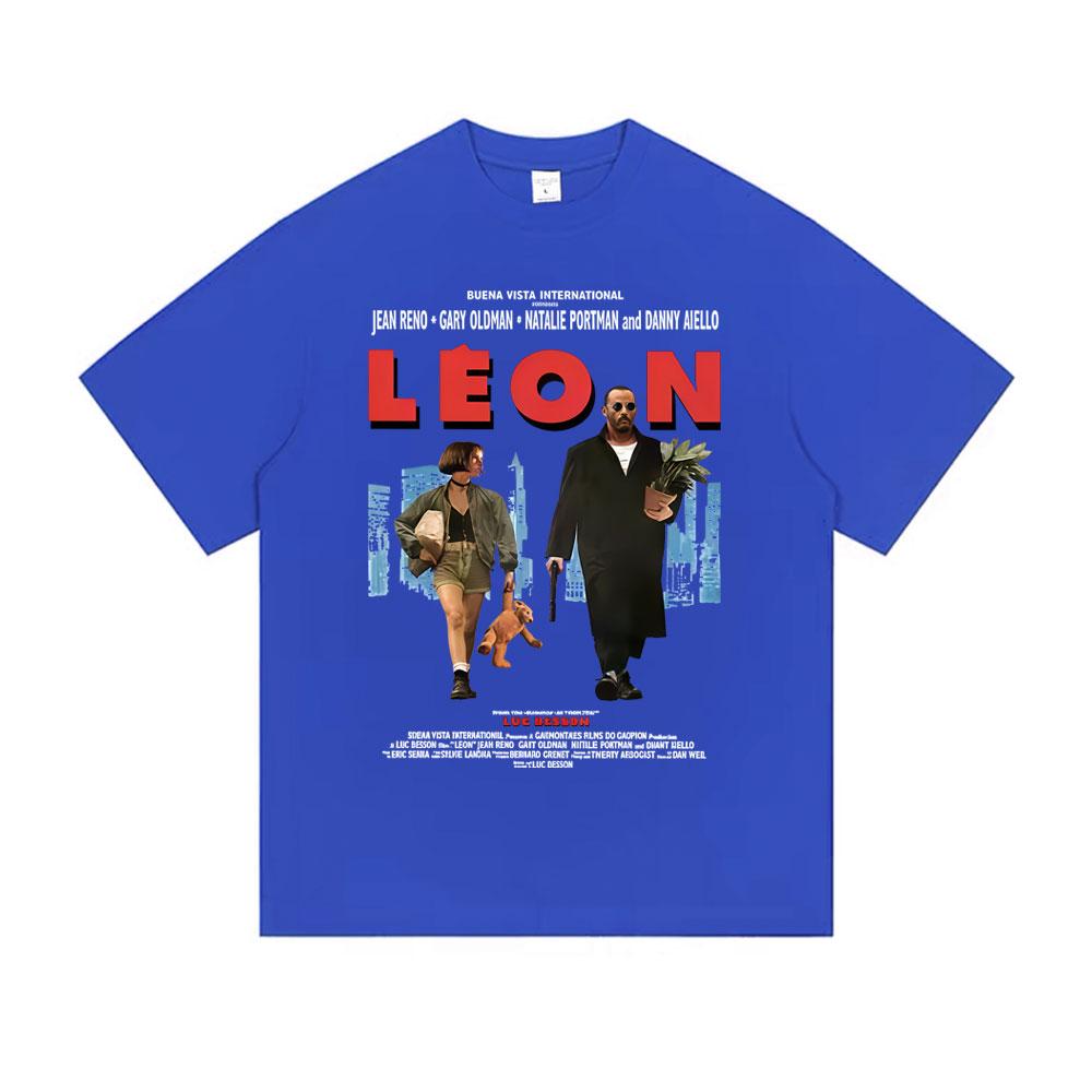 Classic Movie Leon The Professional Tshirt Unisex Women Casual Cotton Vintage Tshirts Unisexs Hip Hop Gothic Rock Oversized T Shirt