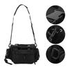 Polyester Fishing Shoulder Bag Adjustable Straps Fishing Bag Fishing Tool Bag  Outdoor Storage