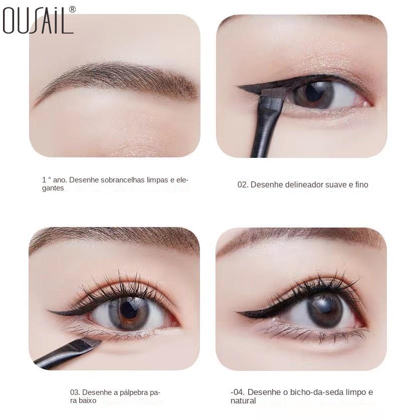 Pinceau fard à paupières Pinceaux de maquillage pour les yeux Pinceau ombre à paupières Pinceau cosmétique biseauté pour ombre