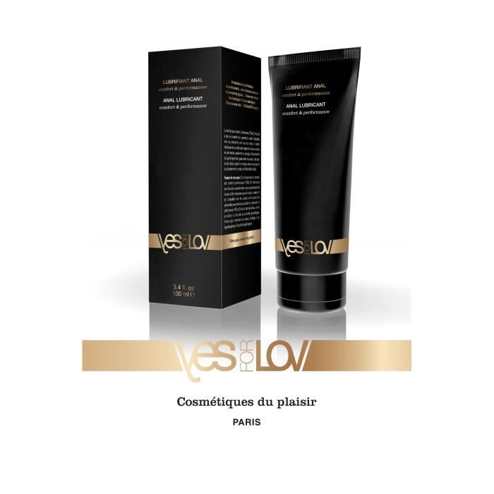 YESforLOV Lubrifiant Anal Confort et Performances