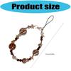 Leopard Print Beaded Lanyard Keychain Multiple Use Accessory For Daily Outings And Trendy Looks