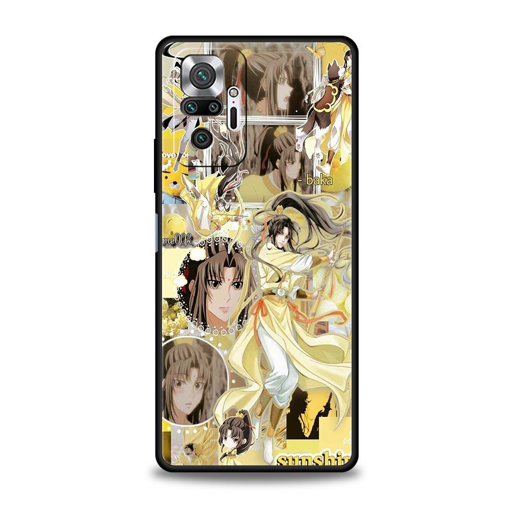 Anime Mo Dao Zu Shi Wei Wuxian Etui na telefon dla Xiaomi Redmi Note 12 11 10 Pro 9S 9 8 7 9T 8T 9C 9A 8A 12 11T 5G K50 Gaming Cover