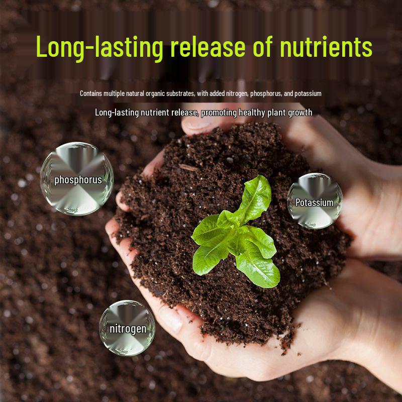 Organic Flower & Vegetable Growing Soil - Nutrient-Rich, Breathable, and Fermented for Seedlings