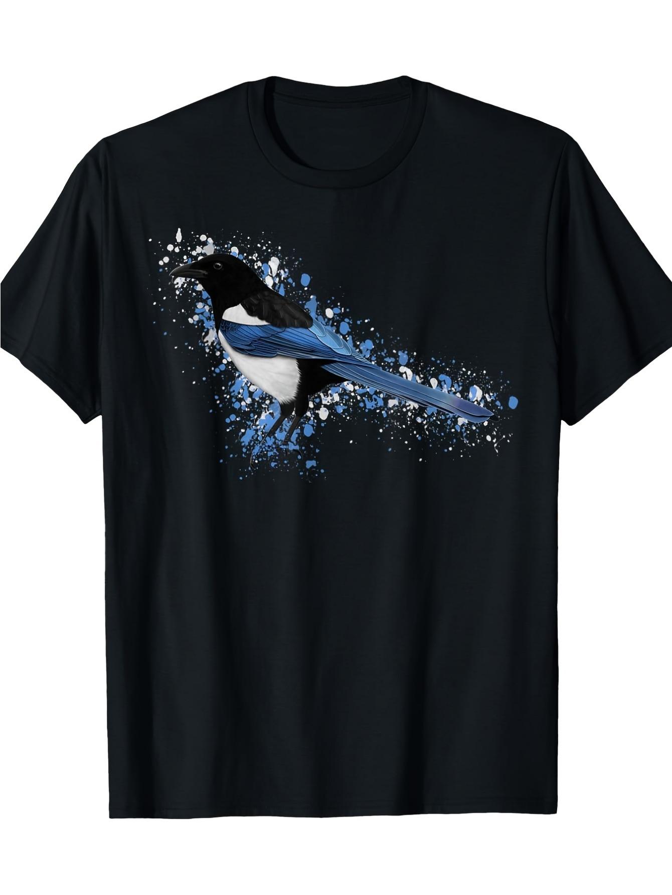 T-Shirt y2k Magpie Birdwatching T Black XL