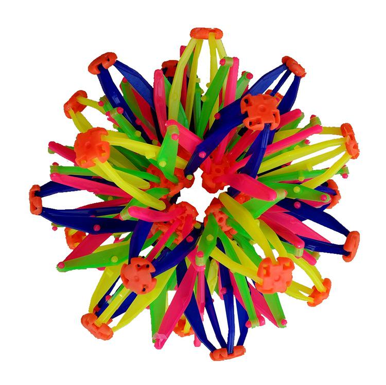 Children s Magic Retractable Bloom Ball – Small Size for Play, Performances, and Night Market Fun