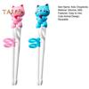 2 Paia Bacchette per Bambini Facili da Usare Riutilizzabili Educative Bacchette Carine a Forma di Animali Bacchette da Allenamento per Bambini