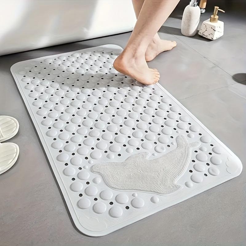 1 Stück rutschfeste Badezimmermatte mit Delfinmuster, rutschfeste Badezimmermatten mit Saugnäpfen, wasserdichte und sturzsichere Matte für Duschräume