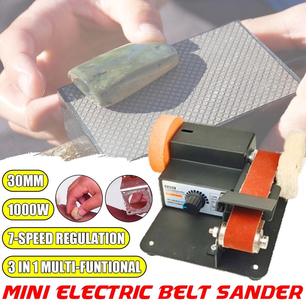 110V/220V 5000-10000RPM Multifunctional Grinder Mini Electric Belt Sander DIY Polishing Grinding Machine Cutter Edges Sharpener