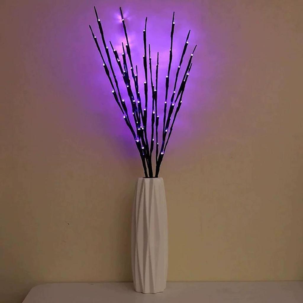 Nordic LED Branch Lights: Colorful Night-Light Decor for Bedrooms and Rooms
