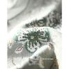 Elegant Rhinestone Embellished Knit Cardigan for Mature Women