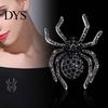 Vintage Women Rhinestone Inlaid Spider Brooch Pin Bag Badge Lapel Jewelry Gift