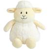 JEMINI Peluche bouillotte Mouton - A chauffer au micro-ondes micro perles d'argile +/- 19 cm