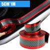 Carbon Fiber Car Door Plate Sill Scuff Cover Anti Scratch Sticker Accessories