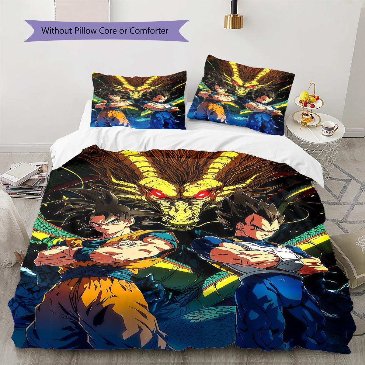 

Dragon Ball Exclusive Bedding Set Soft Breathable Duvet Cover Pillowcases Fashion 135x200cm