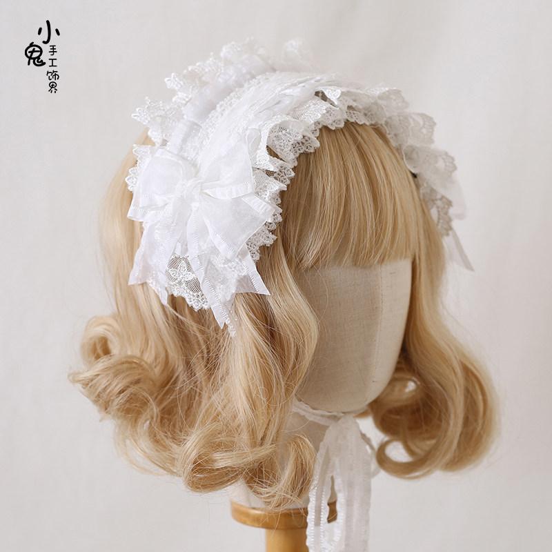 Multi-color Original Mood Limited Lolita Bow Lace Headband Kc Gorgeous Headband Hair Accessories