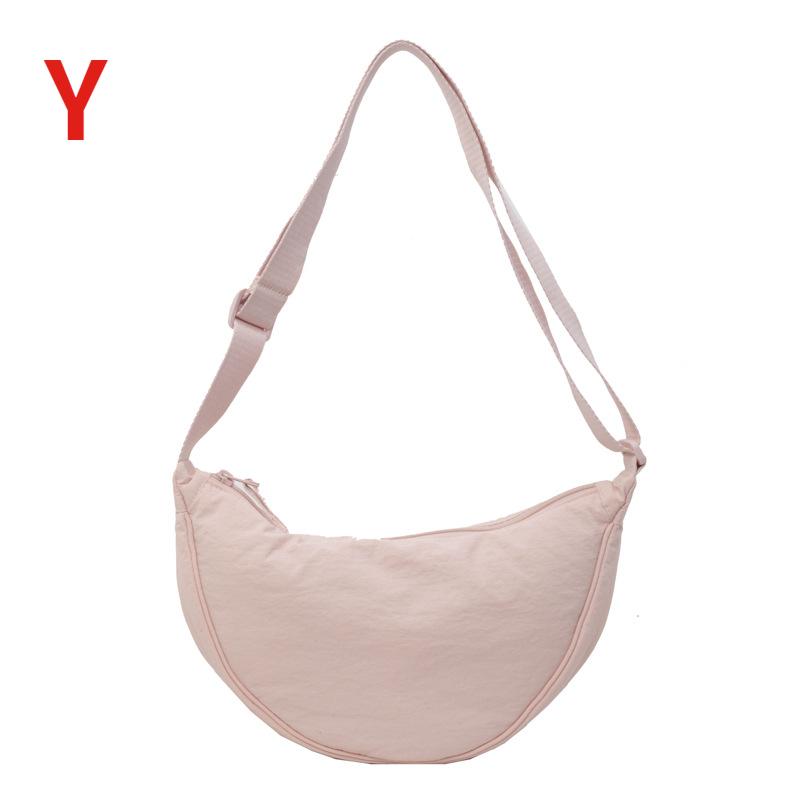 

Solid Color Nylon Casual Women s Messenger Bag Simple Large Capacity Female Shoulder Bags Fashion Ladies Hobos Handbags Purse