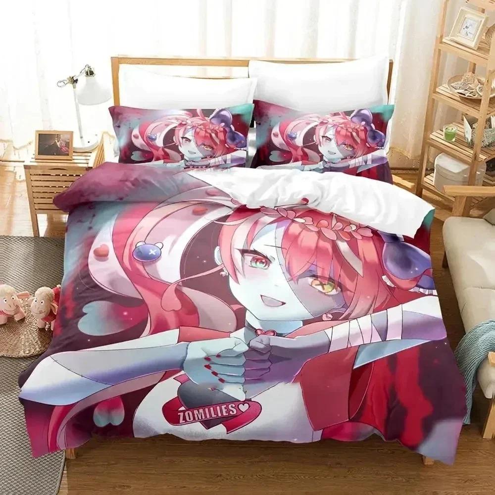 Kureiji Ollie The Iconic Zombie Idol Bedding Set Bedroom Soft Modern Bedspreads Comefortable Duvet Cover Quilt Cover Pillowcase