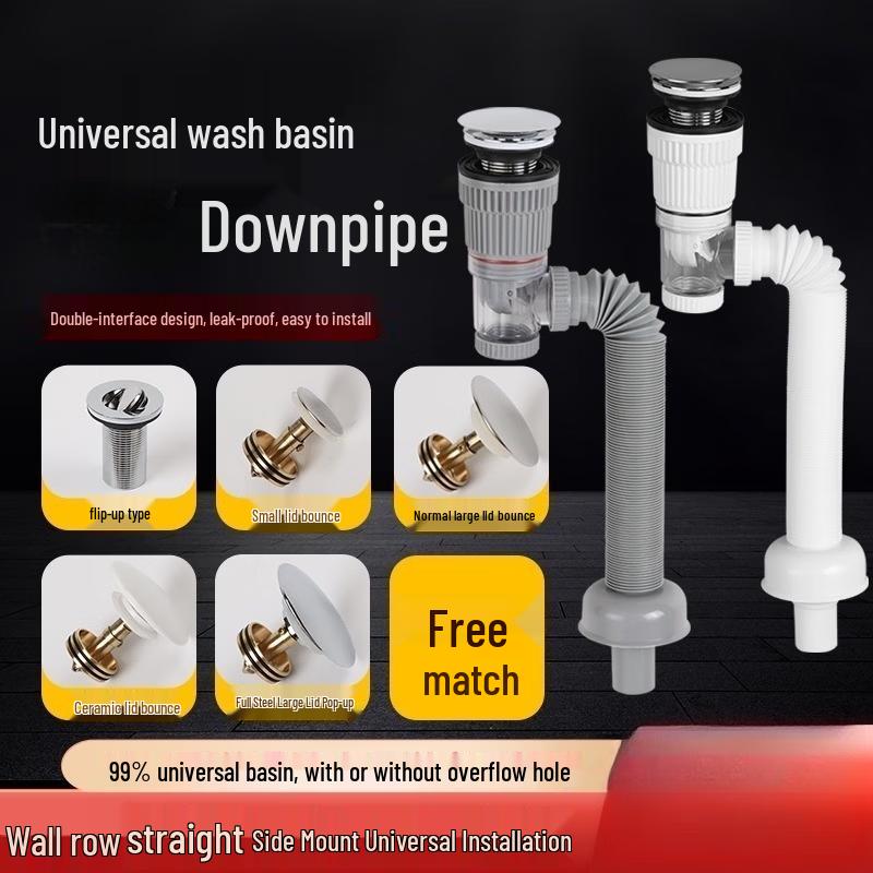 OEING Pop-Up Sink Drain Pipe