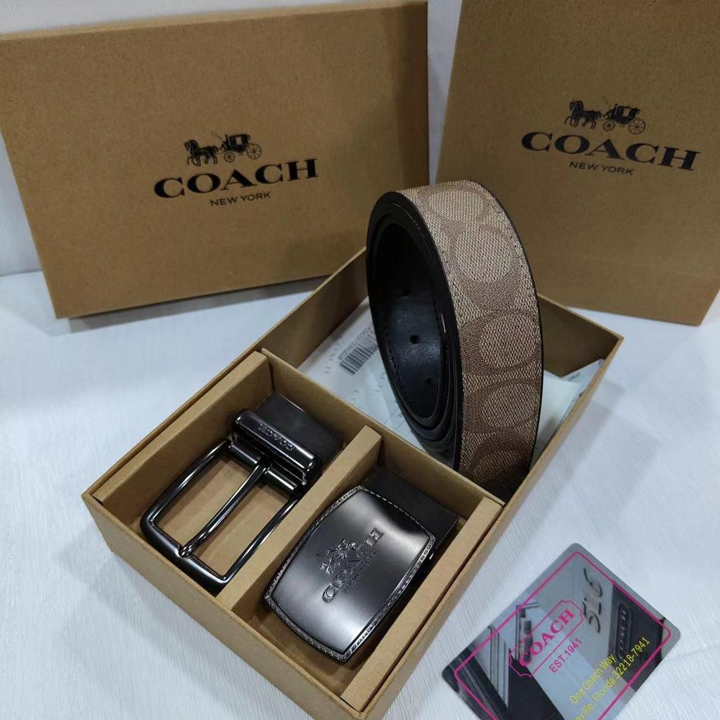 Cinturón de Cuero Clásico de Doble Cara para Hombre - Estilo Versátil para Negocios y Casual