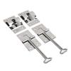 2PCS RV Door Latch 304 Stainless Steel Multifunctional T Style Entry Door Catch Holder for Cargo Trailer Camper Truck 4