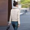 Leather Jacket Women's Autumn and Winter Short New Slim and Thin Versatile Velvet Thick Leather Cotton-padded Coat
