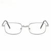 New Fashionable Foldable Square Metal Frame Dual Light Reading Glasses Blue Light Blocking And Eye Protection Diopter To +4.0
