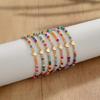 7 Adjustable Stretch Beaded Bracelets Trendy Elastic Jewelry Set For Women Gift