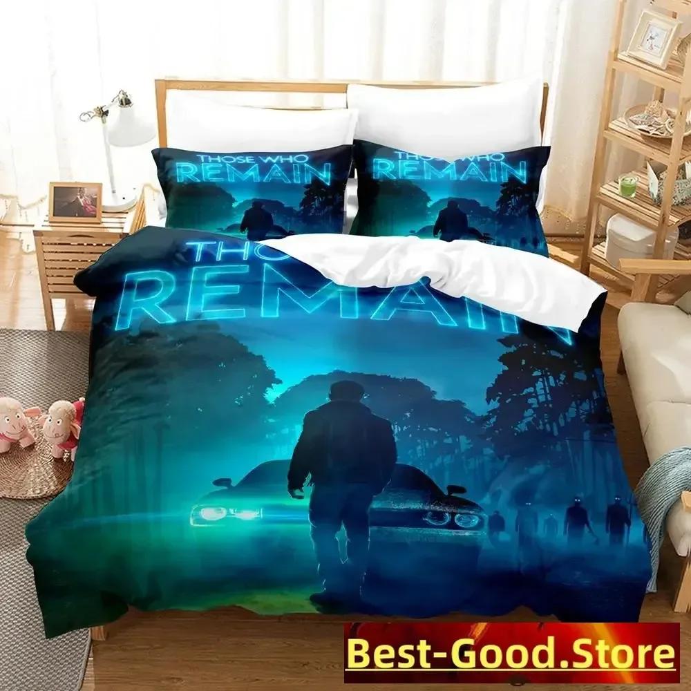 

Those Who Remain Beding Set Single Twin Ful Quen King-Sized Dimensionsd Dimensions Bed Linen Set Adult People Kid Bedrom Duvetcover Sets Anime parure 120*200cm Single
