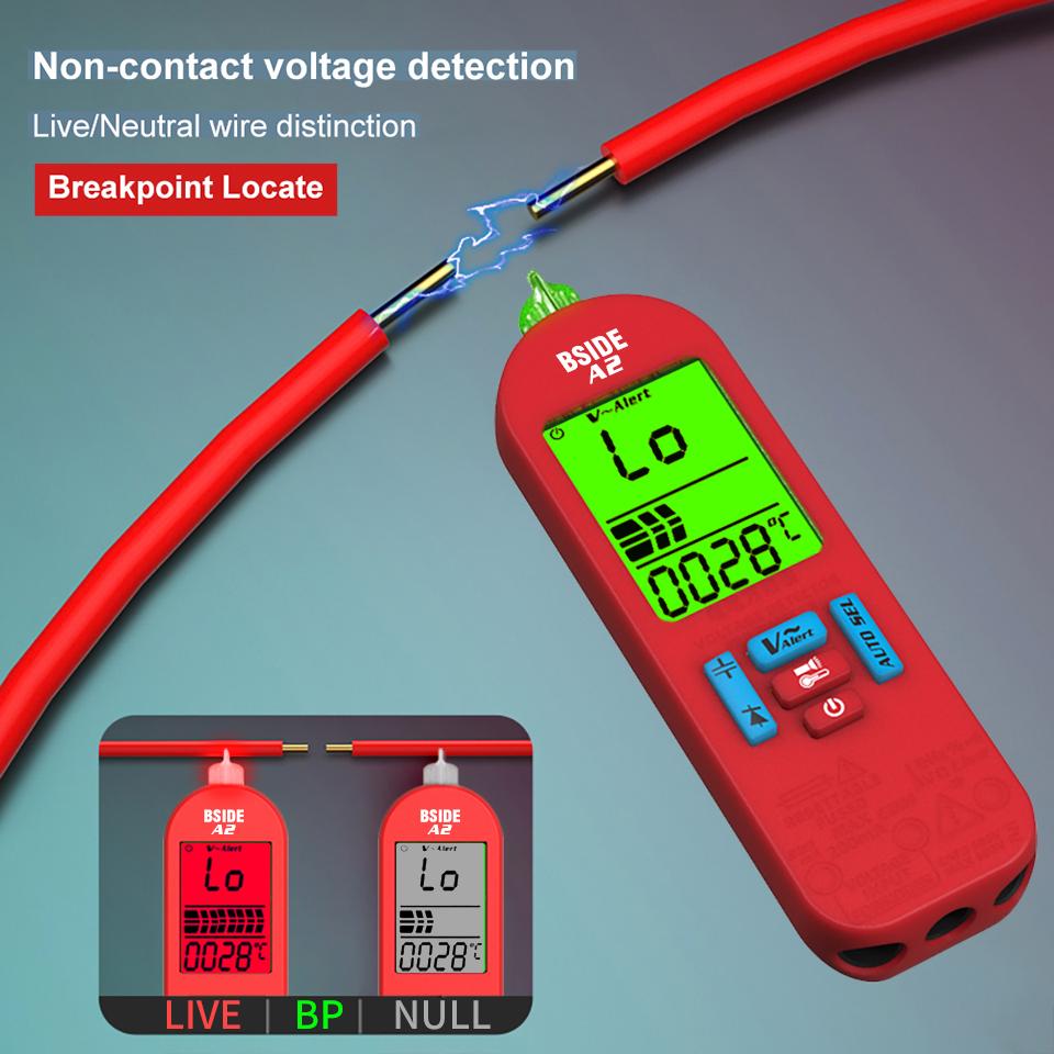 Digital Voltage Detector Usb Tester Ac Non-contact Breakpoint Smart Multimeter Pen Electric Test Ncv Electronic Tool