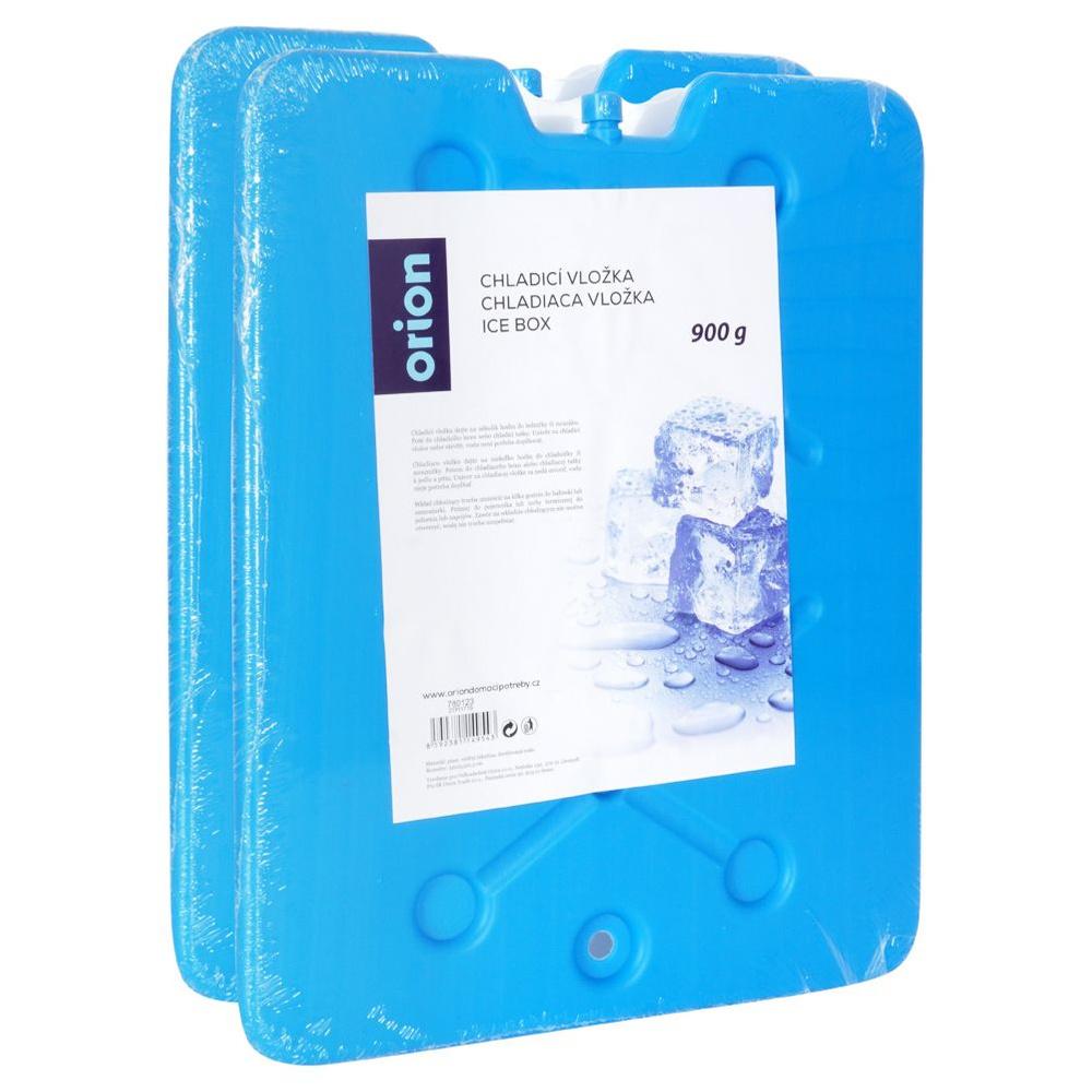 Cooling insert for a portable refrigerator, flat set of 2, 900 g