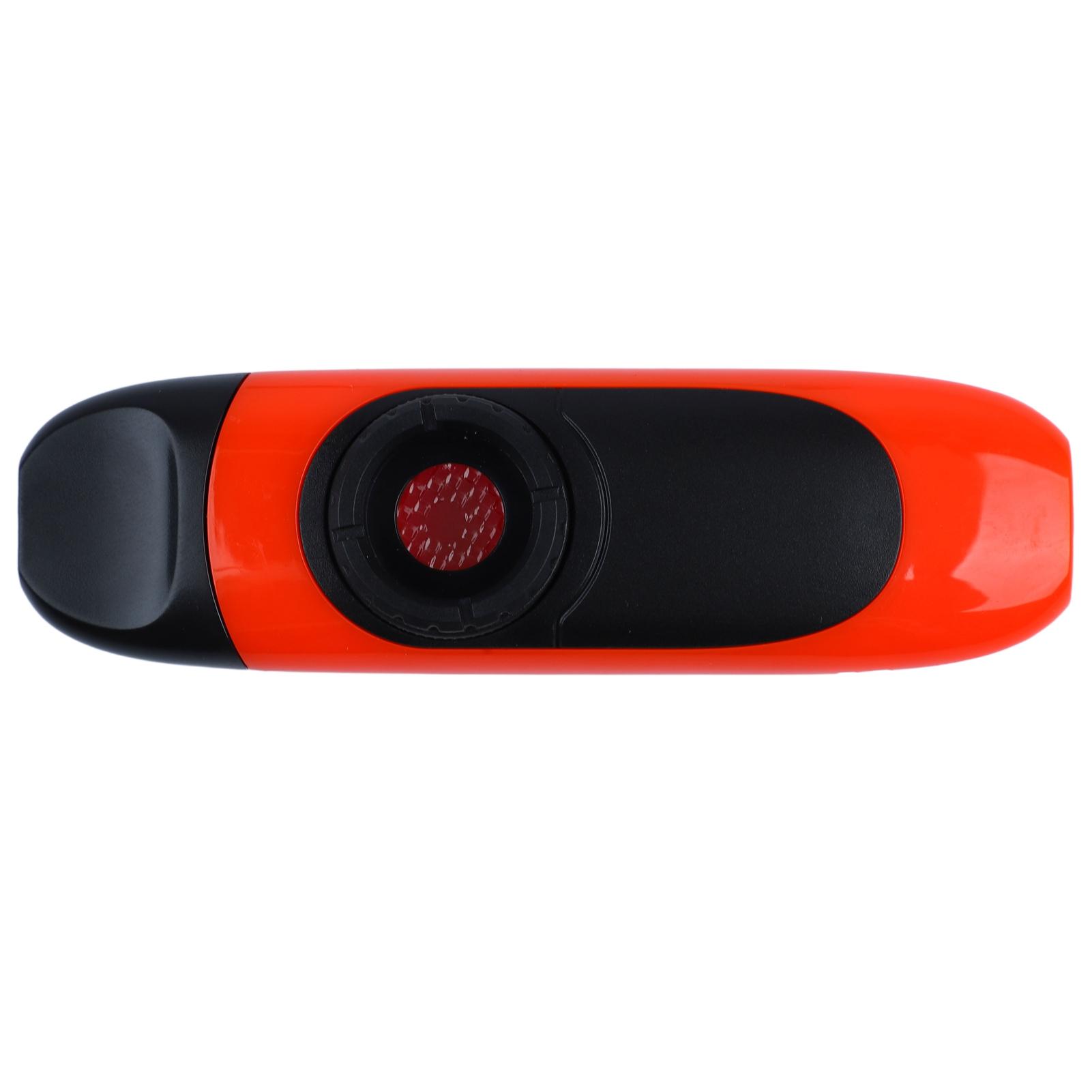 Kazoo Électrique 11cm Professionnel Résine Petit Portable Ensemble Kazoo avec Micro pour Performance orange