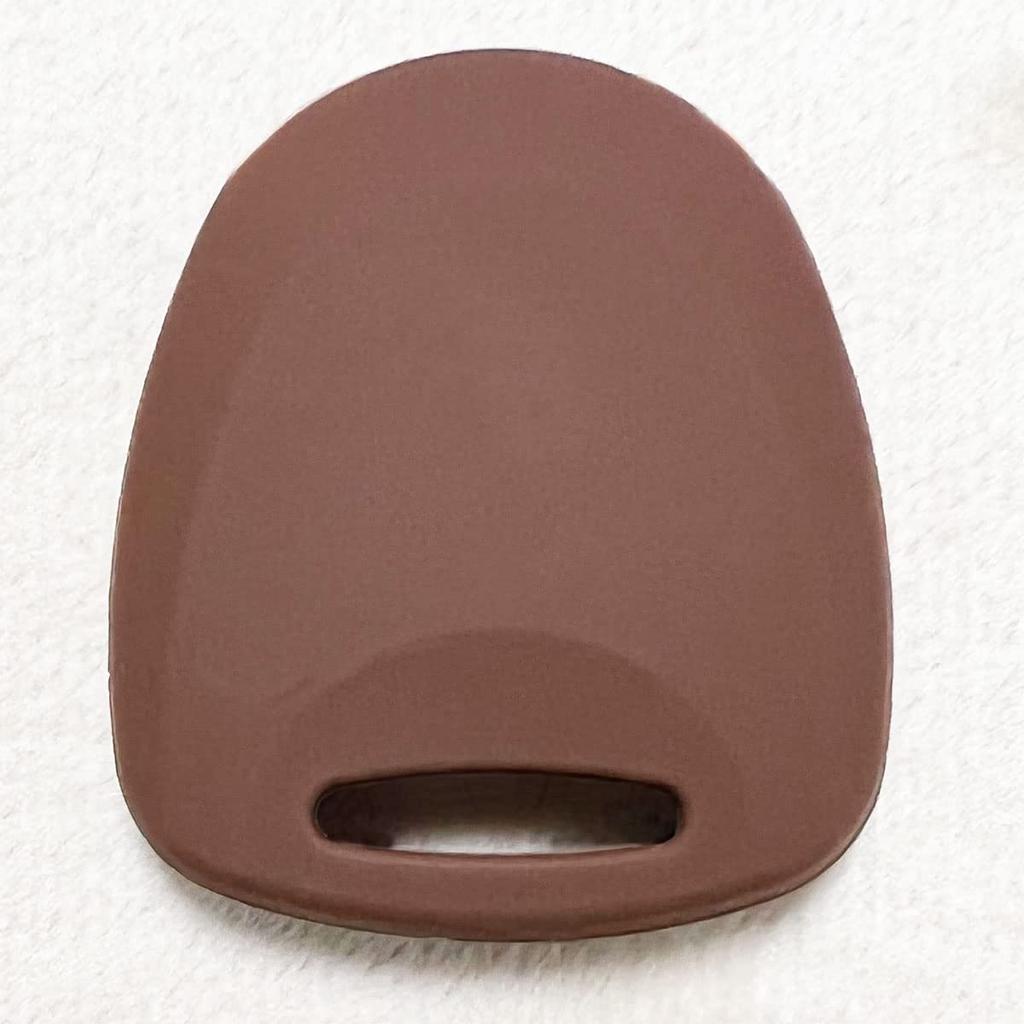 [IKT] (DKS-001BR) Silicone Cover for Keyless Keyless Keyless Key 2 Buttons Brown, Move, Tanto,