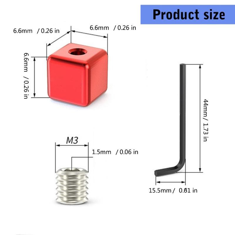 Aluminum Alloy Bike Inner Cable End Caps Tip Inner Line Wire Crimps Bike Shifts & Brake Wire Cores Cover with Wrench