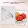 Stainless Steel Pot Holder Heat Resistant Protective Metal Insulation Pad Easy Clean Non Slip Kitchen Tableware Drain Pad