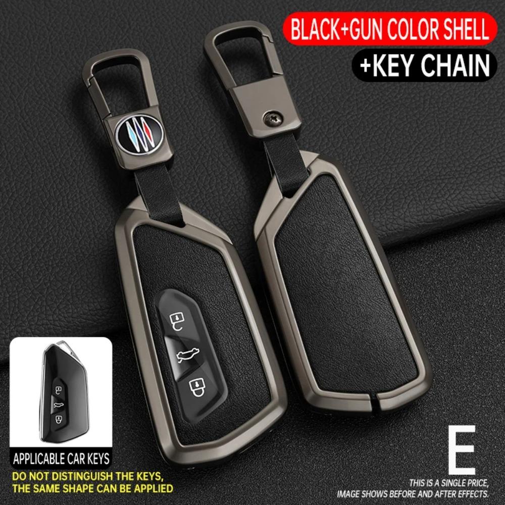 Alloy Car Key Case Cover for VW Volkswagen Golf 8 MK8 ID.3 ID.4 Cupra Skoda Octavia A8 SEAT Leon MK4 2020 2021 Formentor Tarraco