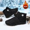 TUINANLE Dámské zimní boty Kožešinové teplé kotníkové boty Dámské zateplené plyšové protiskluzové bavlněné boty