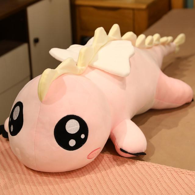 1pc Cute Lying Dinosaur Plush Toys Cartoon Animal Pillow Lovely Dolls Stuffed Soft Baby Dino Toys Kawaii Gift For Children Girls