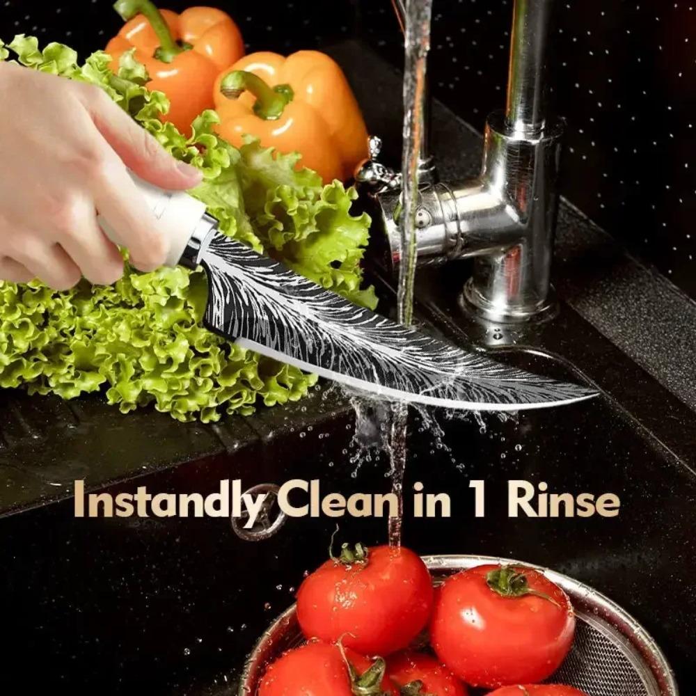 1 buc. Cuțit de dezosat cu lamă ascuțită curbată pentru cutie cadou Bucătărie Duritate mare Forjat Textură Damasc Cuțit ascuțit Cuțit de fructe