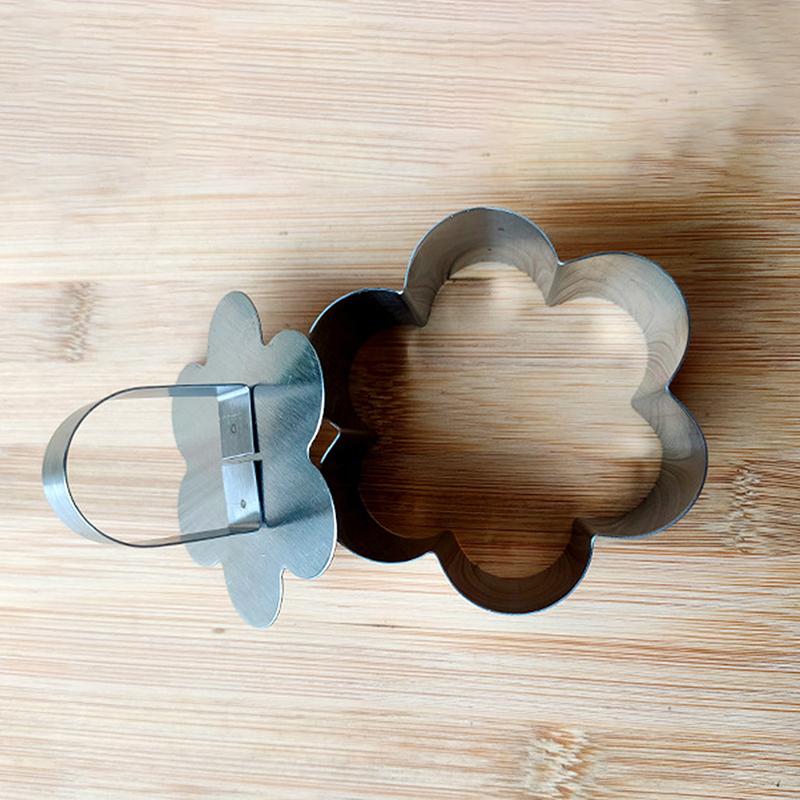 Forma do ciasta DIY Stal nierdzewna Narzędzia do dekoracji Okrągły Srebrny Pierścień Krajalnica Nożyk Ręczny Do Pieczenia Akcesoria do Dekoracji Ciasta