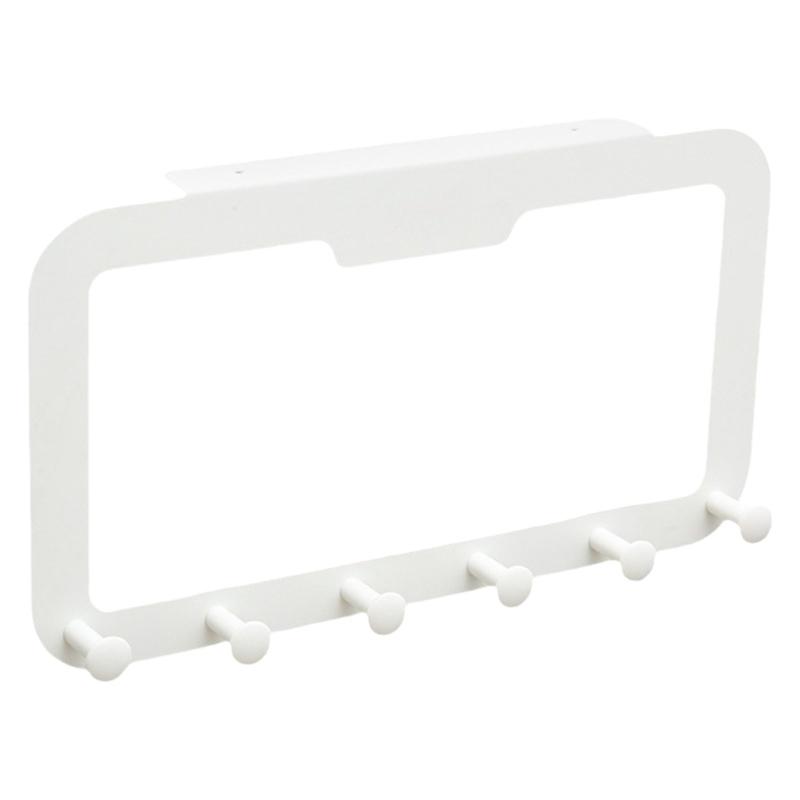 Simple Creative Door Hanger No Trace Adhesive Hooks Sturdy Over Door Hanger for Clothes Towels and Accessories