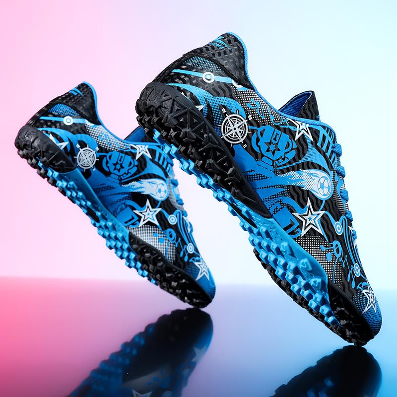 31-44 Men's Football Boots Rubber Soft Soled Outdoor Children's Youth Football Shoes Boys and Girls Competition Professional Training Football Shoes