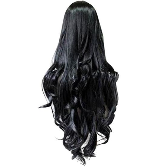 Women Long Curly Big Wavy Hair Popular Colorful Cool Perma-long Cosplay Wig