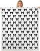 Airplane Pattern Blanket Soft Fleece Throw Kids Room Decor Aviation Theme Baby Gift Home Decoration