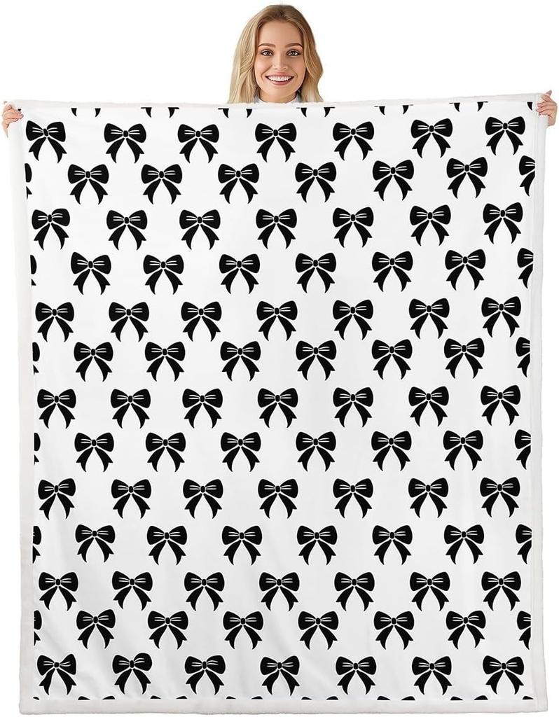 Airplane Pattern Blanket Soft Fleece Throw Kids Room Decor Aviation Theme Baby Gift Home Decoration