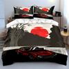 Classic Car Under Red Moon  Kid'S And Adults' Bedroom Decor, Exquisite Three-Piece Bedding Set Gift